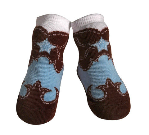 Cowboy Boot in Blue/Brown - Irregular
